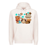 Pale Pink dog coffee cups with  food container bbs Premium Hoodie - BundleAndBundleShop