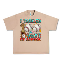 Burro i tackled 100 days of school baseball Urban Heavy Tee - Zillion Design Studio