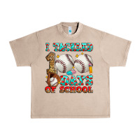 French Oak i tackled 100 days of school baseball Urban Heavy Tee - Zillion Design Studio