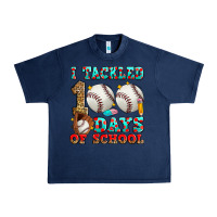 Navy i tackled 100 days of school baseball Urban Heavy Tee - Zillion Design Studio