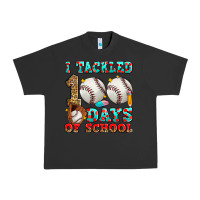 Pigment Black i tackled 100 days of school baseball Urban Heavy Tee - Zillion Design Studio