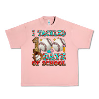 Salmon i tackled 100 days of school baseball Urban Heavy Tee - Zillion Design Studio