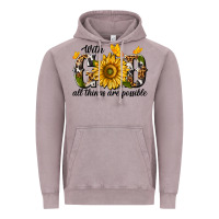 With God All Things Are Possible Vintage Hoodie | Teevron