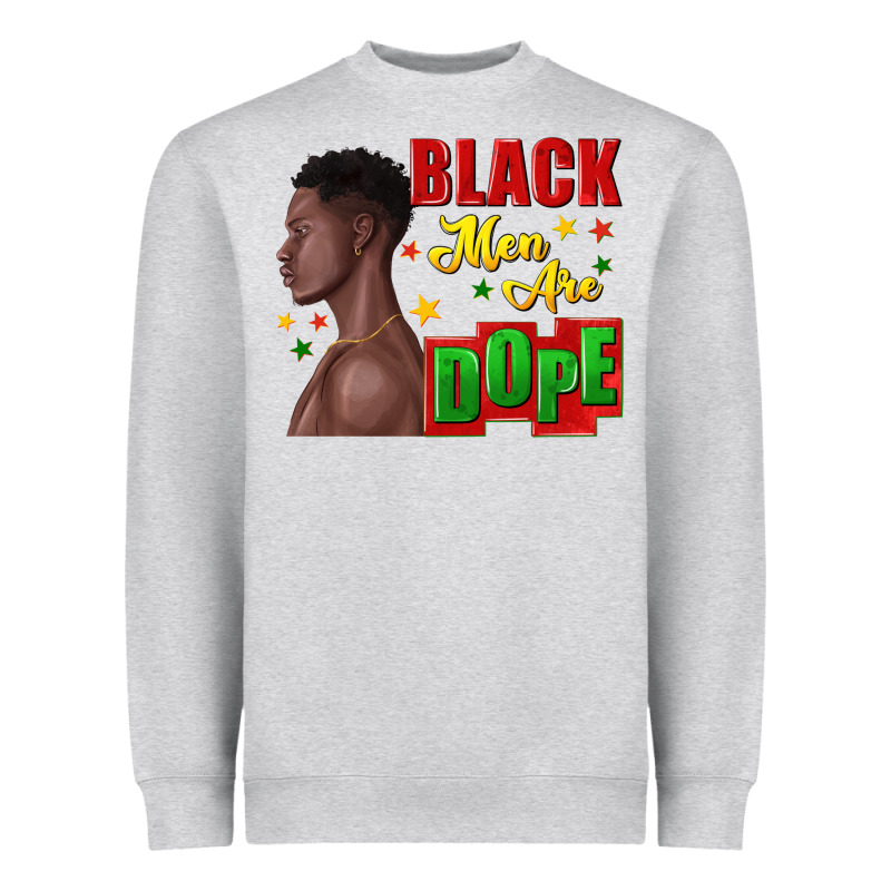 Black Men Are Dope Black Man Heavyweight Sweatshirt by texasbilliewilder | Teevron
