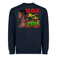 Navy black men are dope black man Heavyweight Sweatshirt - texasbilliewilder