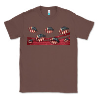 Chestnut american flag lips 16oz libbey cup Classic Tee - HRA Design Shop