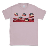 Lilac american flag lips 16oz libbey cup Classic Tee - HRA Design Shop