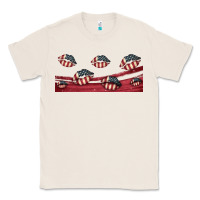 Natural american flag lips 16oz libbey cup Classic Tee - HRA Design Shop