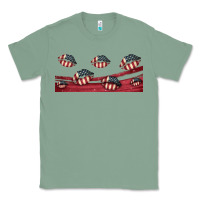 Sage american flag lips 16oz libbey cup Classic Tee - HRA Design Shop