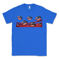 True Royal american flag lips 16oz libbey cup Classic Tee - HRA Design Shop