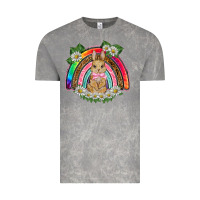 Cloud Rock easter rabbit rainbow Vintage Tee - BarkalooDesign