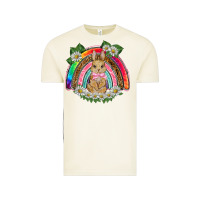 Vintage Arctic easter rabbit rainbow Vintage Tee - BarkalooDesign