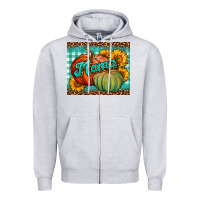 Heather Grey pumpkin mama mouse pad Zipper Hoodie - BundleAndBundleShop
