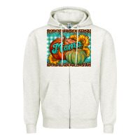 Oatmeal Heather pumpkin mama mouse pad Zipper Hoodie - BundleAndBundleShop