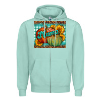 Seafoam pumpkin mama mouse pad Zipper Hoodie - BundleAndBundleShop