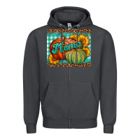 Smoke pumpkin mama mouse pad Zipper Hoodie - BundleAndBundleShop