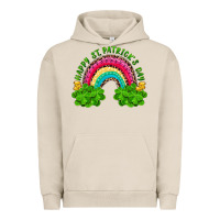 Pigment French Oak happy st patricks day rainbow and shamrock Urban Hoodie - RanaPortraitStore