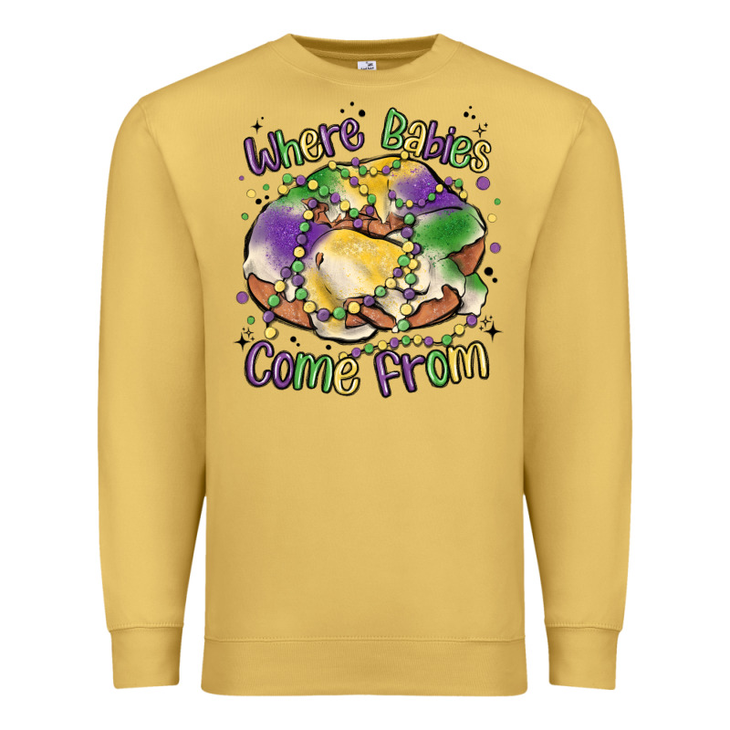 Where Babies Come From Premium Sweatshirt by MaliasSmallBusiness | Teevron