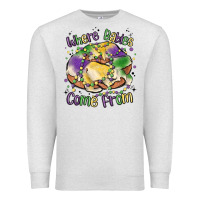 Oatmeal Heather where babies come from Premium Sweatshirt - MaliasSmallBusiness