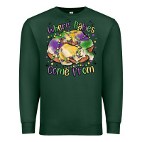 Sports Green where babies come from Premium Sweatshirt - MaliasSmallBusiness