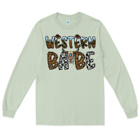 Matcha western babe Long Sleeve Tee - CowhideDigitalArt