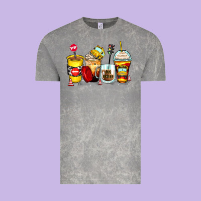Bus Driver Coffee Cups Vintage Tee Designed By Zillion Design Studio