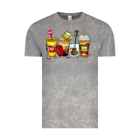 Cloud Rock bus driver coffee cups Vintage Tee - Zillion Design Studio