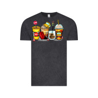 Vintage Black bus driver coffee cups Vintage Tee - Zillion Design Studio