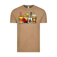 Vintage Coffee bus driver coffee cups Vintage Tee - Zillion Design Studio