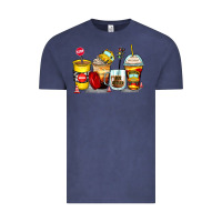 Vintage Denim bus driver coffee cups Vintage Tee - Zillion Design Studio