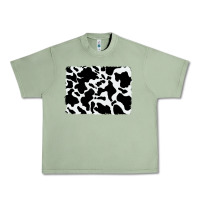 Oil Green distressed cowhide pattern Urban Heavy Tee - RanaPortraitStore