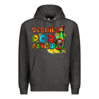 Charcoal Heather tequila porfavor Premium Hoodie - AdoDesignShop
