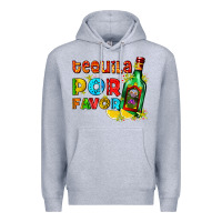 Heather Grey tequila porfavor Premium Hoodie - AdoDesignShop