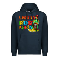 Navy tequila porfavor Premium Hoodie - AdoDesignShop