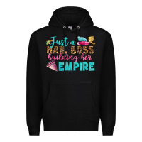 Black just a nail boss building her empire bbs Premium Hoodie - BundleAndBundleShop