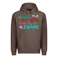 Coffee just a nail boss building her empire bbs Premium Hoodie - BundleAndBundleShop