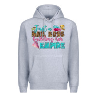 Heather Grey just a nail boss building her empire bbs Premium Hoodie - BundleAndBundleShop