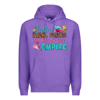 Purple just a nail boss building her empire bbs Premium Hoodie - BundleAndBundleShop