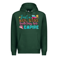 Sports Green just a nail boss building her empire bbs Premium Hoodie - BundleAndBundleShop