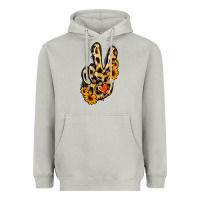 Moon Dust Leopard Sunflower Peace Sign Heavyweight Hoodie - Jasminsmagicworld