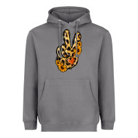 Storm Leopard Sunflower Peace Sign Heavyweight Hoodie - Jasminsmagicworld