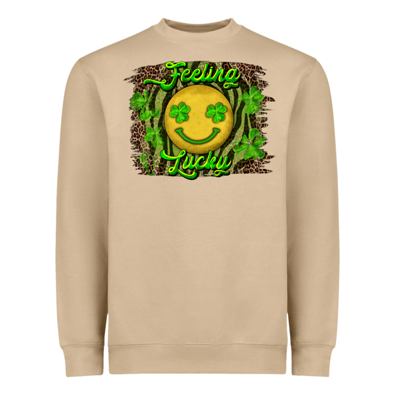 Feeling Lucky Heavyweight Sweatshirt by RanaPortraitStore | Teevron
