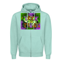 Seafoam trick or treat mouse pad Zipper Hoodie - BundleAndBundleShop