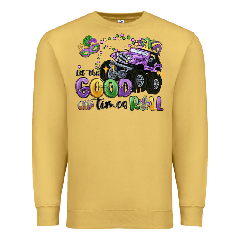 Let The Good Times Roll Premium Sweatshirt by MaliasSmallBusiness | Teevron