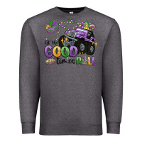 Charcoal Heather let the good times roll Premium Sweatshirt - MaliasSmallBusiness