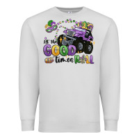 Dove Grey let the good times roll Premium Sweatshirt - MaliasSmallBusiness