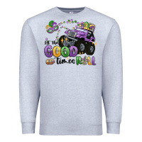 Heather Grey let the good times roll Premium Sweatshirt - MaliasSmallBusiness