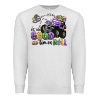 Oatmeal Heather let the good times roll Premium Sweatshirt - MaliasSmallBusiness