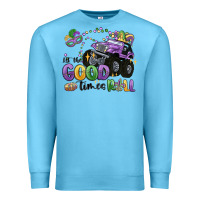 Ocean Blue let the good times roll Premium Sweatshirt - MaliasSmallBusiness