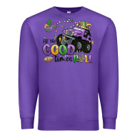 Purple let the good times roll Premium Sweatshirt - MaliasSmallBusiness